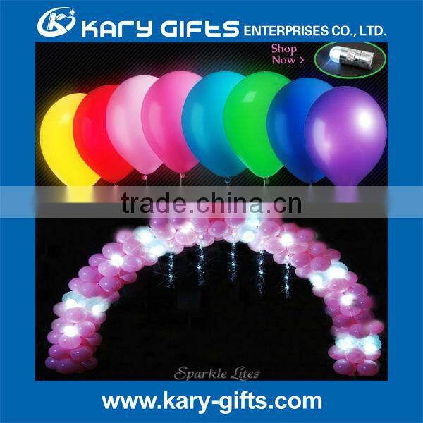 multicolor change flashing party light white led balloon light