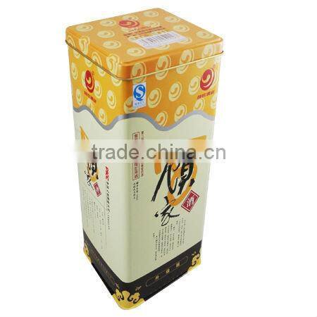 rectangular wine packing tin can