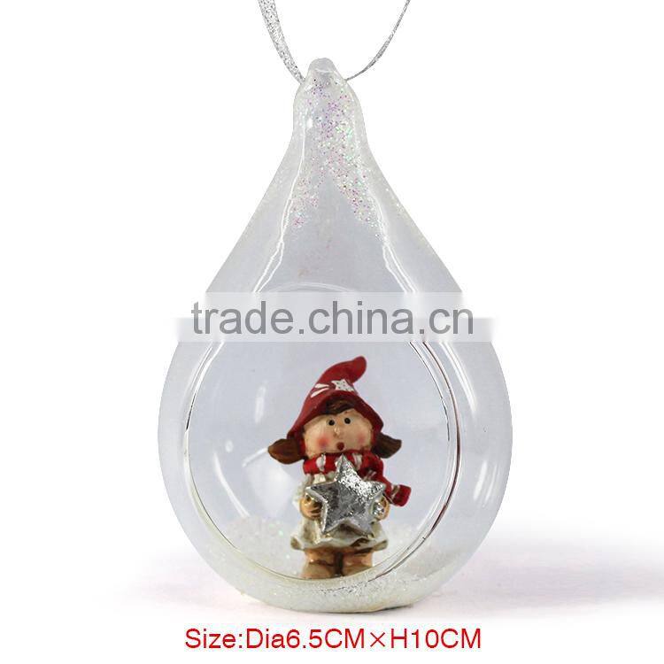 2015 Newest glass christmas tree ornaments