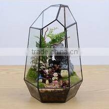 Micro landscape terrarium ornament hanging crystal glass flower vase