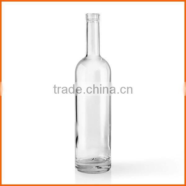 750ml wine glass bottle long neck