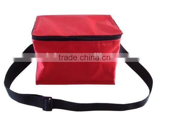 CY153 Lunch Tote Bag Box Cooler Bag, Silver Interior and Long Handles, Picnic Cold Drink Insulation Bag Cooler Bag Freezable