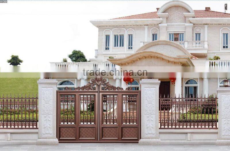 Outdoor Garden Aluminum Fencing and Gates