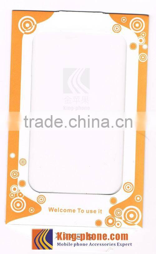 Attractive beautiful color paper packaging box for cell phone case, custom packaging box