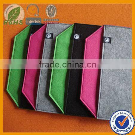 Felt laptop sleeve in fashion design