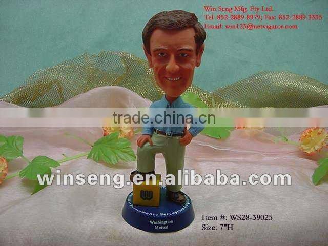 polyresin Man bobble head