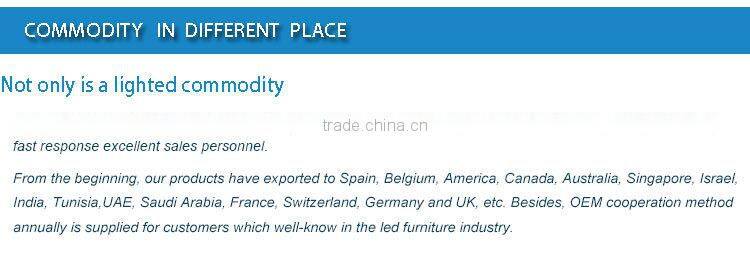 High quality RGB and waterproof small bar counter designs GKT-021BC