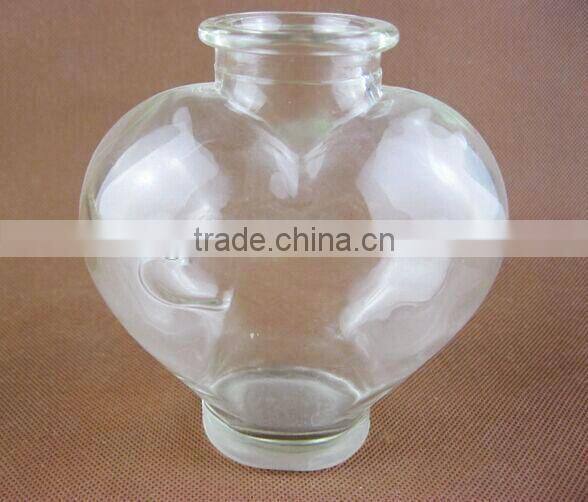 Heart shaped bottle / glass bottle