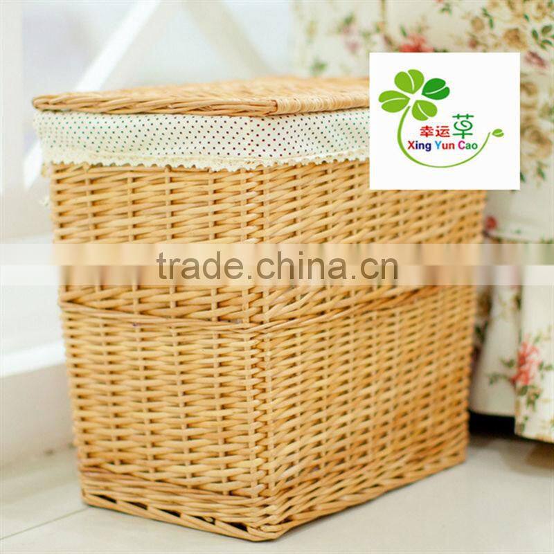 brown wicker laundry basket with hamper for clothes