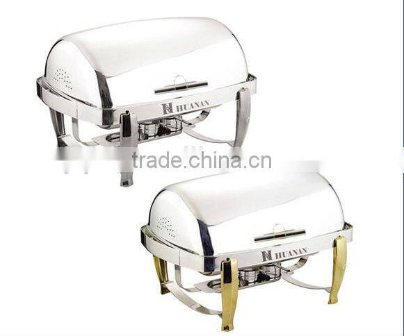 Stainless Steel roll top food warmer chafing dish