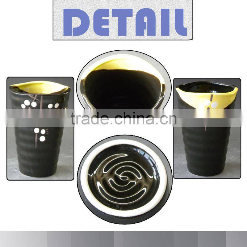 New design japanese ceramic cup with sakura hand painting