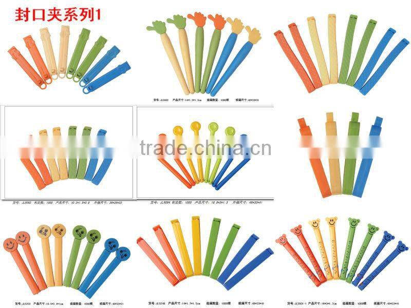 2014 hot sales airtight plastic bag closure clip