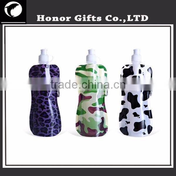 Customized Colorful Eco-friendly Foldable Folding Water Bottle