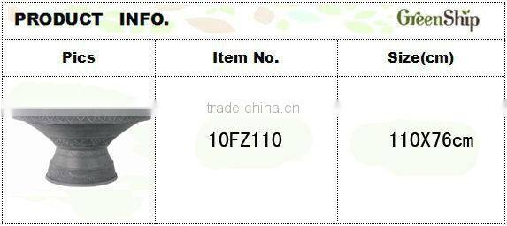 Decorative Garden Fiberglass Planter from Greenship/ 10 years lifetime/ lightweight/ UV protection/ eco-friendly