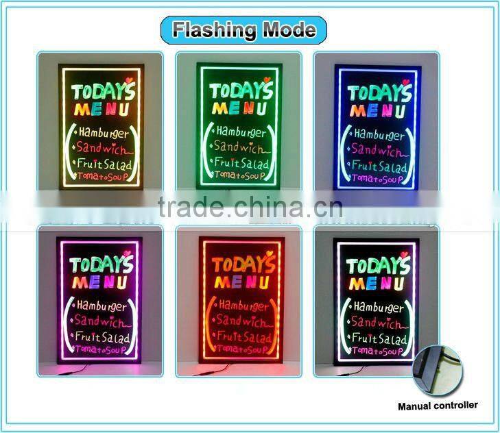 led writing board for advertising