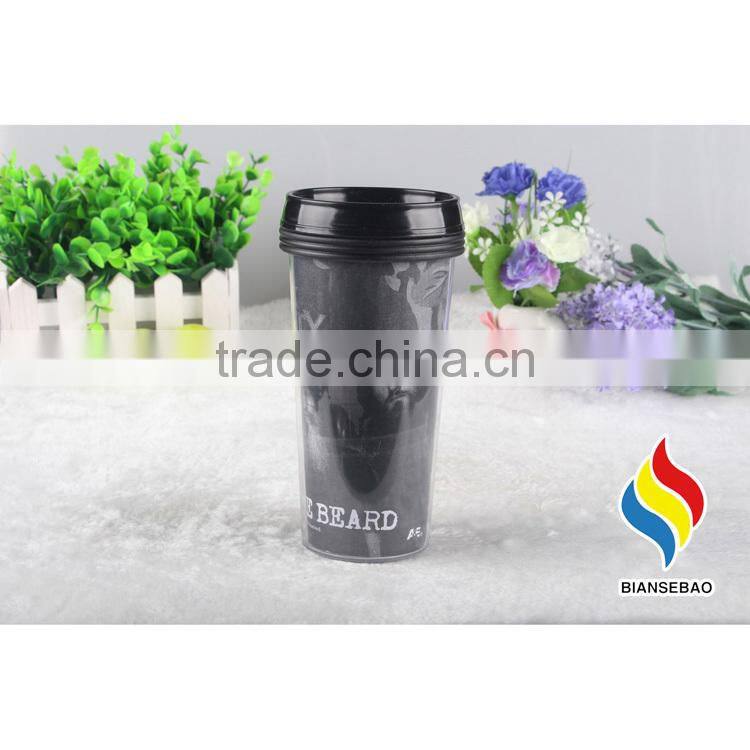 bap free 12oz plastic thermal coffee tumbler