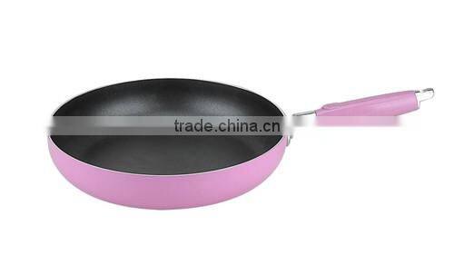 Purple aluminium non-stick cookware set