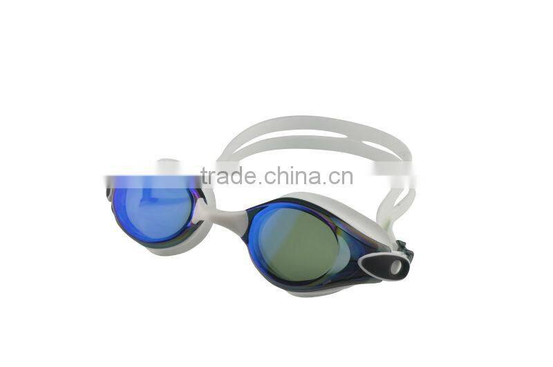 2013 Best selling Fashional custom design mirror swim goggle(MM-6900)