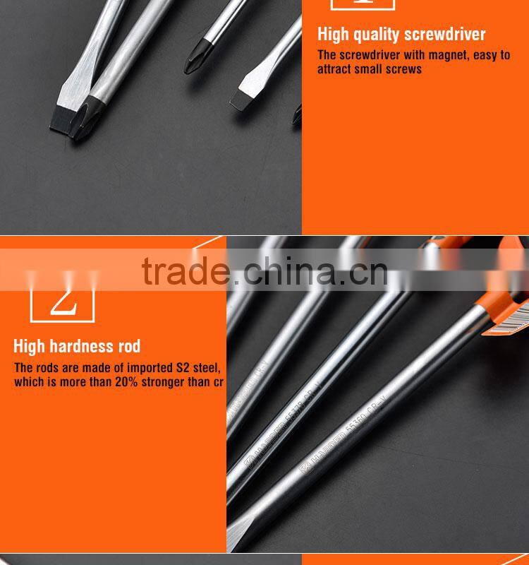 Professional Hand Tool S2 Slotted 3X100mm Screwdriver