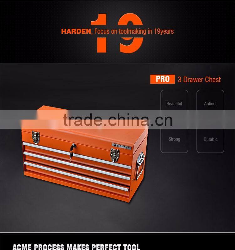 heavy duty metal latches tools box 3 drawer chest tools bags