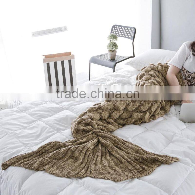 sleeping bags printed fish scale mermaid Tail Blanket