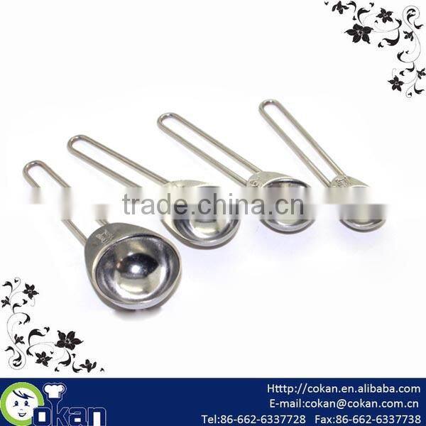New design 4pcs Stainless Steel Measuring Spoon Set,Adjustable Spoon,CK-S108
