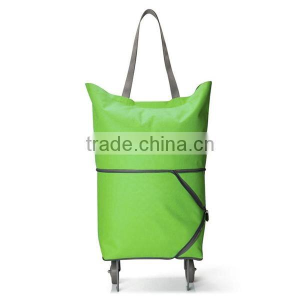 Wheeled Folding Grocery Shopping Trolley Bag