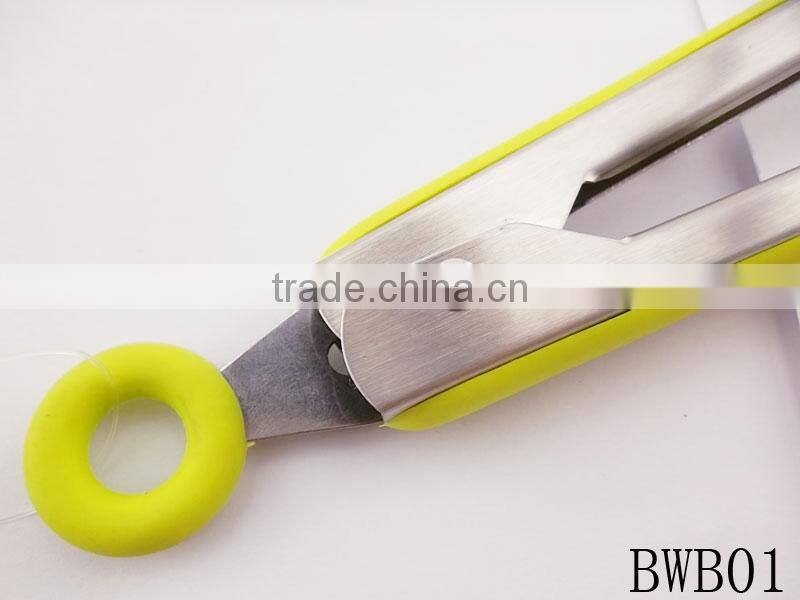 professional NYLON Kitchen tongs/Kitchen Utensil/BBQ food clip tongs