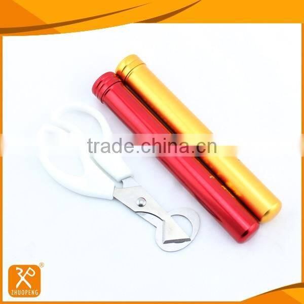 5.4" LFGB fancy popular stainless steel cigar cutter scissors