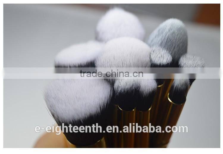 10PCS wood CLASSY SOFT MAKEUP BRUSHES PROFESSIONAL COSMETIC MAKE UP BRUSH TOOL SET for eyeshadow eyeliner lip