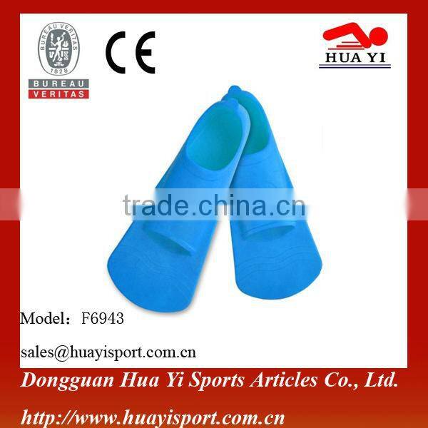 Soft durable material under beach custom logo diving fin