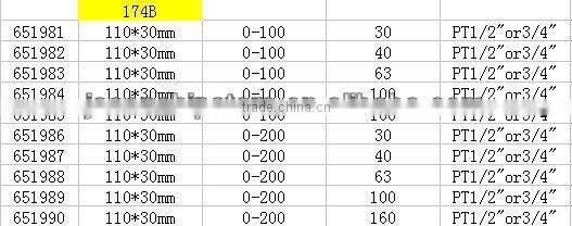 Marine industrial Thermometers