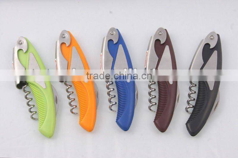 bottle opener can opener wine opener metal bottle opener beer promotion cork remover(K306F)