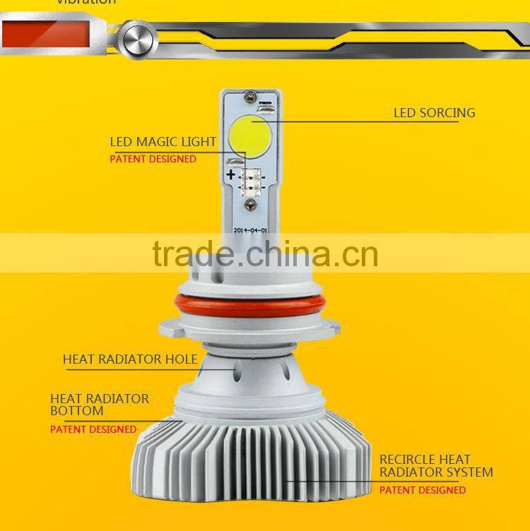 Auto LED 9007 head lamp high LM bulk light