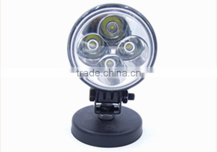 ROHS IP68 CE standard PMMA lens 12W cob work led light