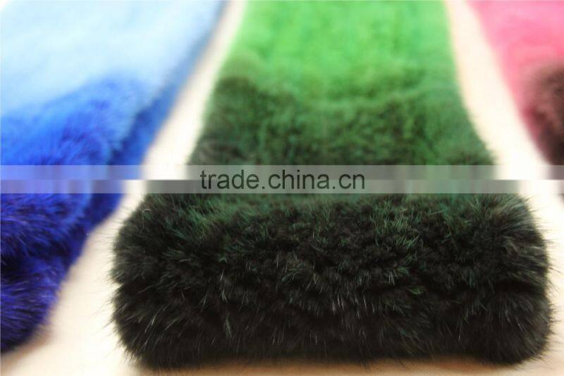 High Quality Knitted Mink Scarf