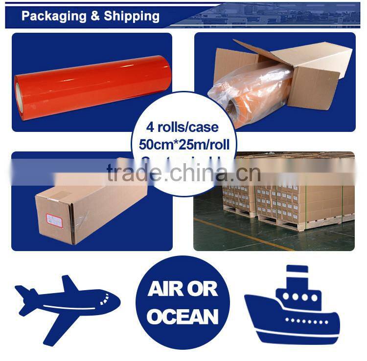 JiaBao White Flex Heat Transfer Vinyl for Jersey, 50cm*25m, total 8 colors available