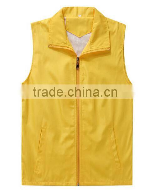 Colorful Unisex Logo Embroideried Safety Vest