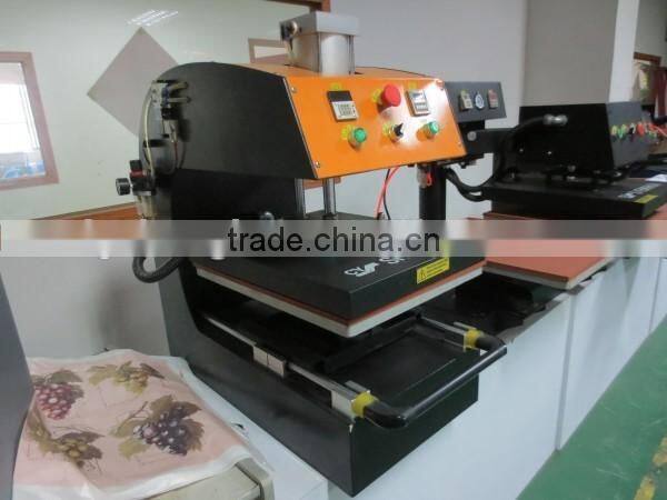 single station heat transfer press pneumatic air used best high quality