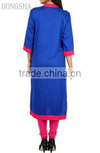 Fancy Long Kurta Embroidery Designs for Indian Women HSD2289