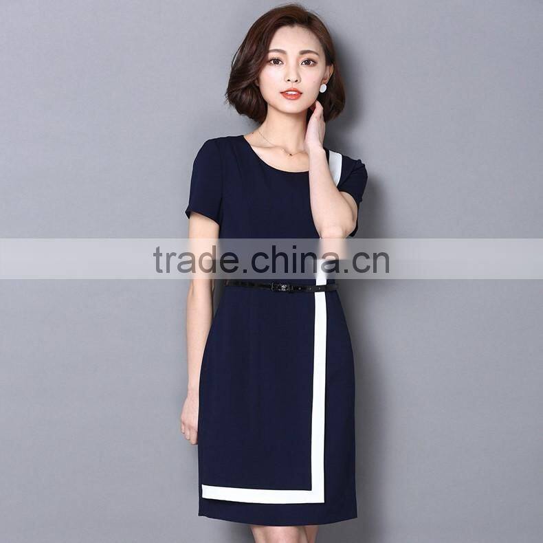 2016 wholesale elegant office ladies mature ladies modern dresses