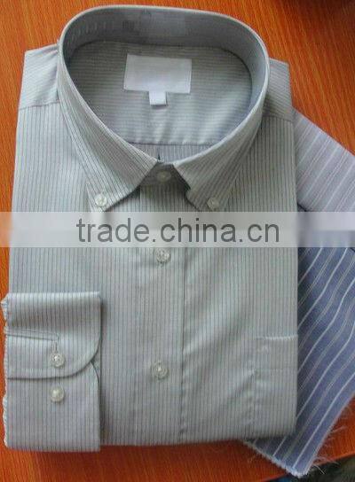 Men's Stripes dress shirts Buttons Down Collar Shirts man shirts