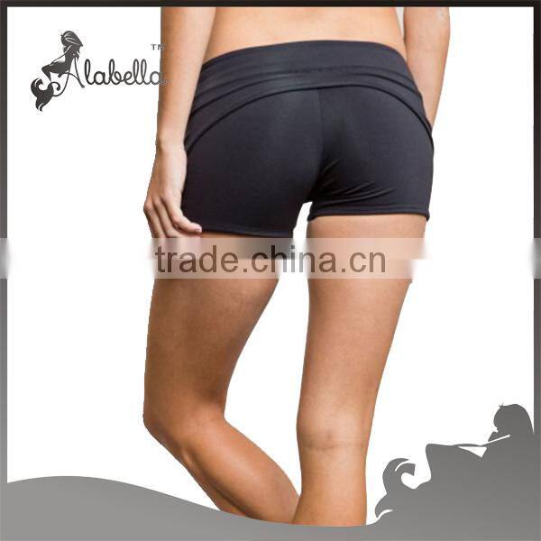Wholesale bum shorts plain black shorts of clothing manufacturer
