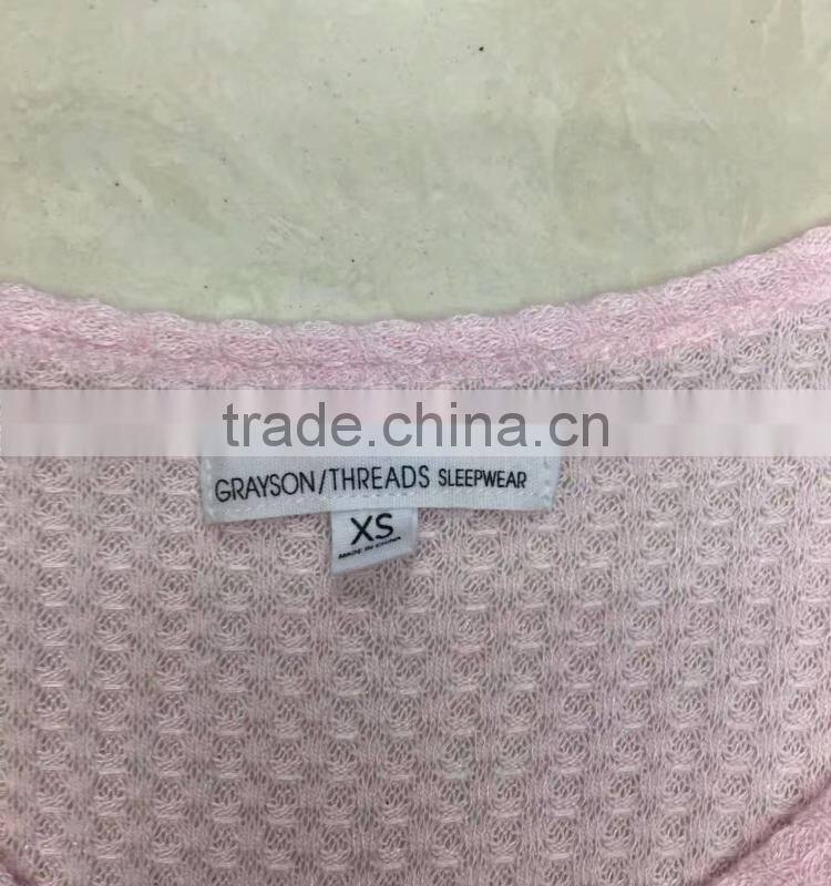 Stocklots women pink knitted cardigan fancy sleepwear