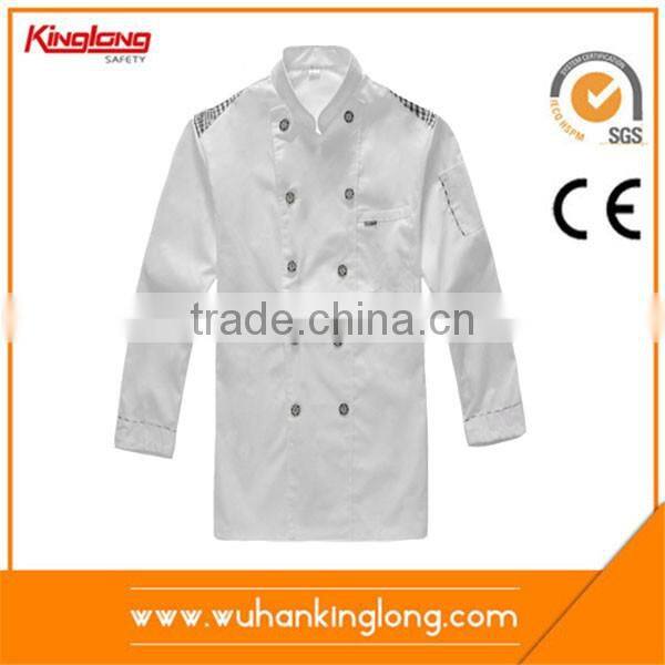 high quality cotton Stand collar Double-breasted sushi chef uniforms