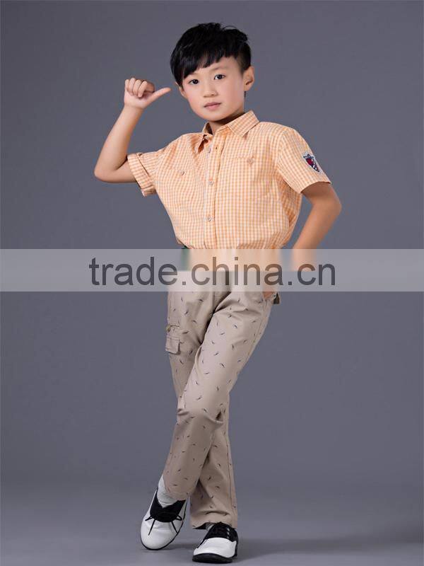 boys fashion trousers boys casual trousers 100% cotton kids trousers
