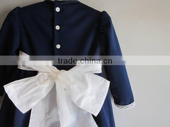 2017 new design girls party dresses children clothes made by 100% cotton dress