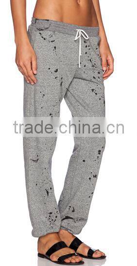unisex 100% cotton casual Sports sweat Pants