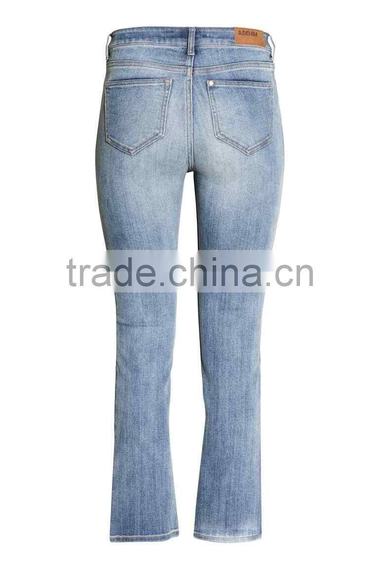 2016 new fashion women jeans,blue skinny jeans,ladies jeans manufacturers
