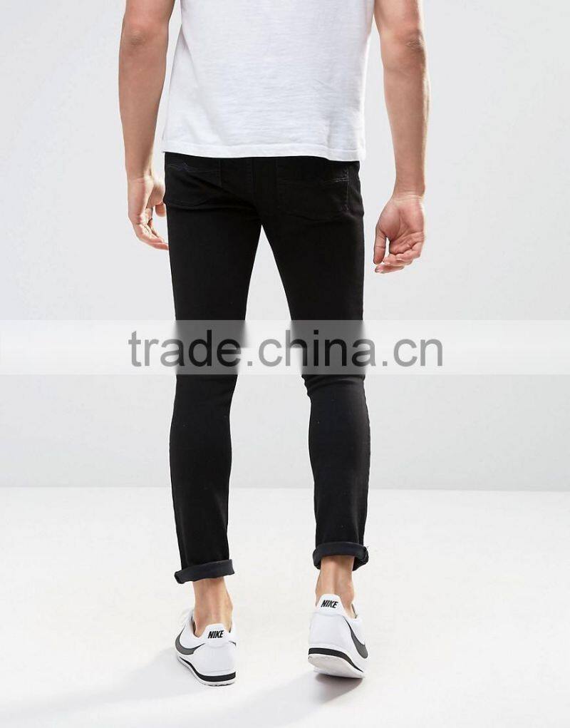 2016 latest design denim jeans popular denim trouser men skinny jeans